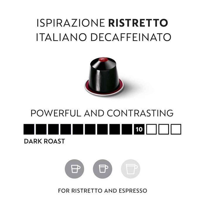 کپسول قهوه نسپرسو Ristretto Decaffeinato