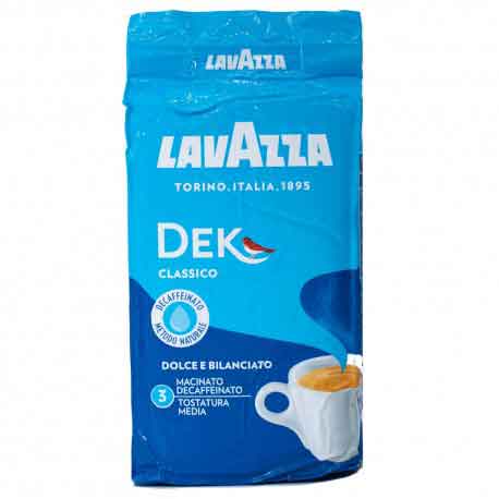 قهوه دک کلاسیکو لاوازا 250 گرم LAVAZZA DEK